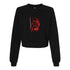BELLA CANVAS WOMEN'S CROPPED FLEECE PULLOVER 7505